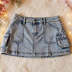 Mini Denim Skirts