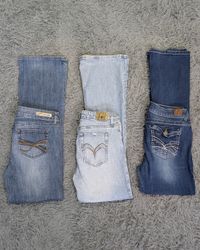 ****Jeans Bootcut Ricamati Y2K – Stile anni 2000
