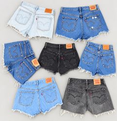 Levi's 501 Cut Off Denim Shorts