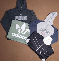 Mix brand hoodie and sweatshirt