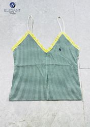 UPCYCLED Gingham Cami Tops - EVR0555