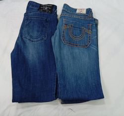 CR10333 Vintage True Religion Flare and Straight J..