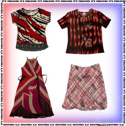 Eclectische Statement-Stücke - Tops, Kleider, Röck..