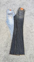 ***Y2K Flared Jeans – Retro Streetwear Collection