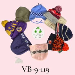 Branded colourful Beanies Hats Wholesale Bundle (V..
