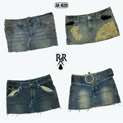 Y2K Denim Mini Skirts (AA-1639)
