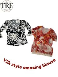Y2k blouse #110