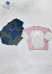 Upcycled Tommy Hilfiger & Mix Brand Sweatshirts - ..