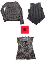 DESIGNER Y2K INSPIRED TOPS BRANDS INCLUDED HELLY B..