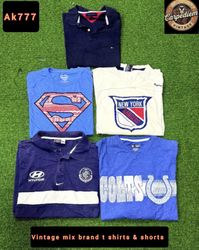 Vintage mix brand t shirts & short ak777