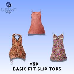 Y2K Basic Fit Slip Tops - EV1484