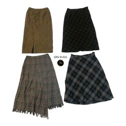 Women’s Wool Maxi Skirt – Authentic Y2K Vintage Fa..