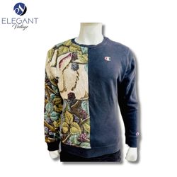 Upcycled Tapestry & Fleece Sweatshirts - EVR0040