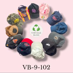 Y2K Vintage Caps Wholesale Bundle – 21 Piece Lot |..