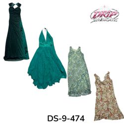Robe poly Y2K Groovy Green pour des looks iconique..