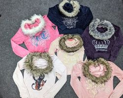Y2K Juicy Couture Fur Hoodies