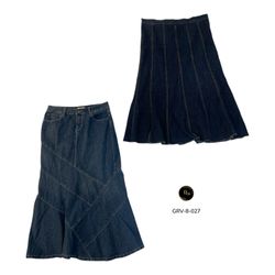 Women’s Blue Denim Long Skirt – Premium Authentic ..