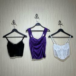 Y2K Lace corset top and lace Lingire (y-17)