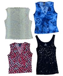 Y2K Beeded & Mesh Tops 10 pcs 1237