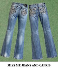 Premium Miss Me Jeans and Capris for Women