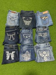 Tv209 Embroidered Jeans 11P