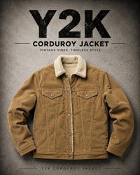 Y2k Corduroy jacket
