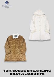 Y2K Suede & Shearling Coat & Jackets - EV2299