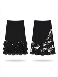 (FV-2061) Y2K Black Aesthetic Party wear Skirts