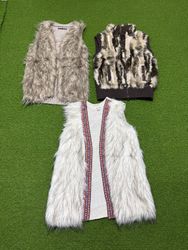 Yv656 Fur Waistcoat 10P
