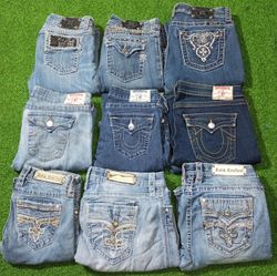 MISS ME , ROCK REVIVAL , TRUE RELIGION JEANS  (M 0..