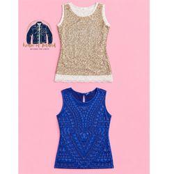 Beautiful sleeve lees Tank Top