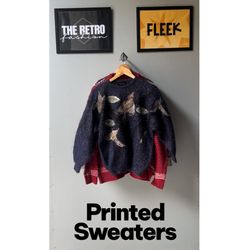 Mix Printed Sweater’s.         #769
