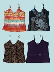Y2k cup cut cami Tops