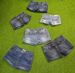 8119 - Upcycled Denim Shorts