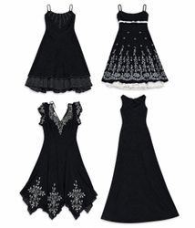 Y2K Hot selling Black Dresses 10 pcs At 1557