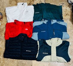 The northface columbia jackets #O5