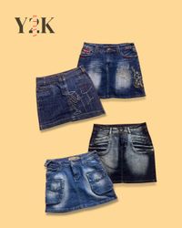 Y2K Denim mini Skirt Bundle (Yv-792)