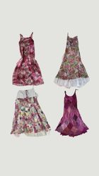 Robe maxi et midi imprimée Y2k
