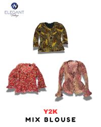Y2K Mix Blouse - EV1821