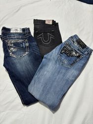 Miss Me, True Religion & Rock Revival Jeans – Grad..