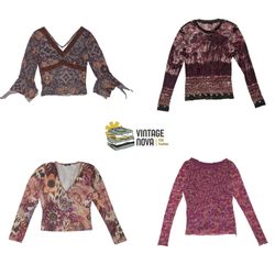 Mexx bedruckte Langarm-T-Shirts