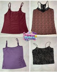 Lace & Leopard Y2K Cami Tops Edit | VR-426