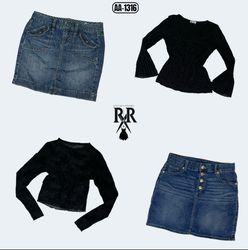 Y2k Black Gothic Mix n Match (AA-1316)