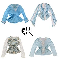 Y2K Cutesy Vibes Girl Printed Full Sleeve Tops RW-..