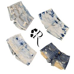 Y2K Paris Hilton Era Girl Denim Shorts RW-2455