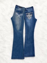 Y2K stylish bootcut jeans