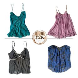 y2k babydoll tops