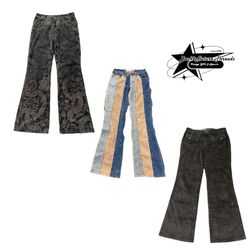 Y2k Unique Girl Corduroy Pants B2F-122