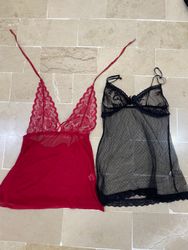 Y2K Sheer Lace Camisoles