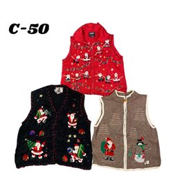 Wholesale Vintage Christmas Sweaters Bundle | 10pc..